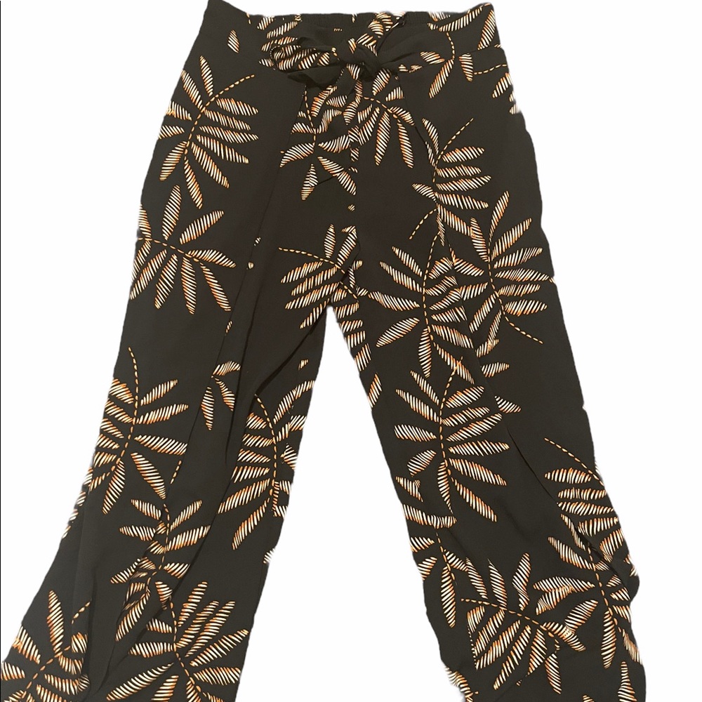 Tie Waist printed pants
